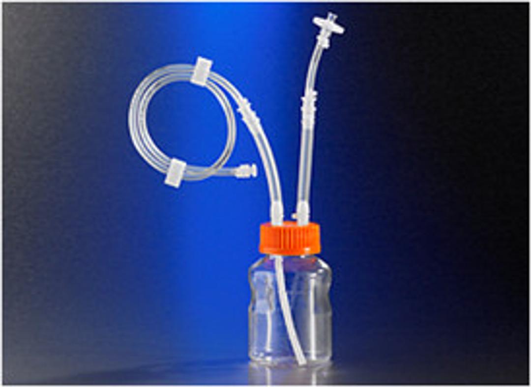 Corning® 250 mL Easy Grip Polystyrene Storage Bottles with Dip Tube, with 0.2 µm MLL/FLL Filter, MLL - Corning Life Sciences - General Lab