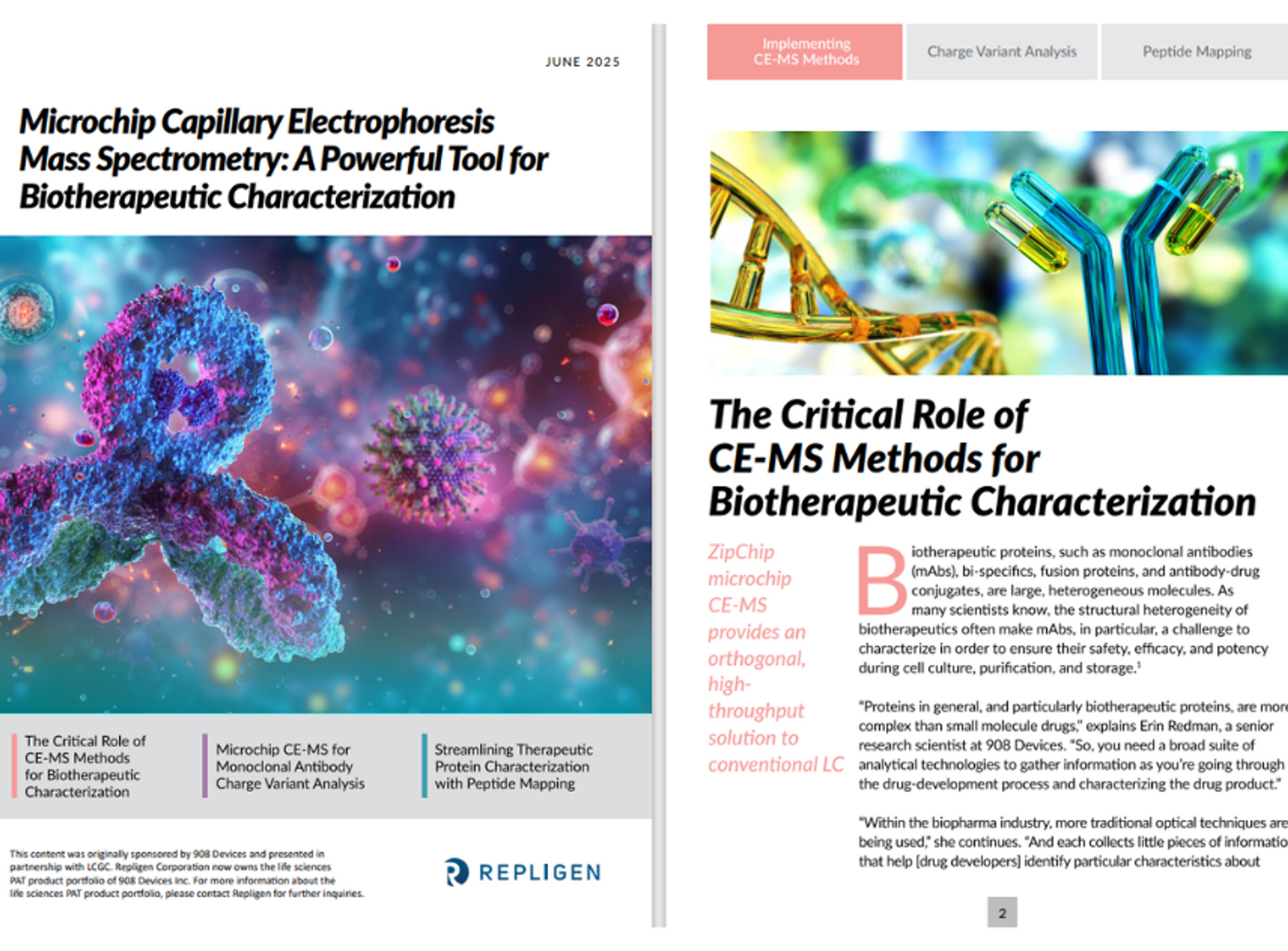 Microchip CE-MS A powerful tool for biotherapeutic characterization