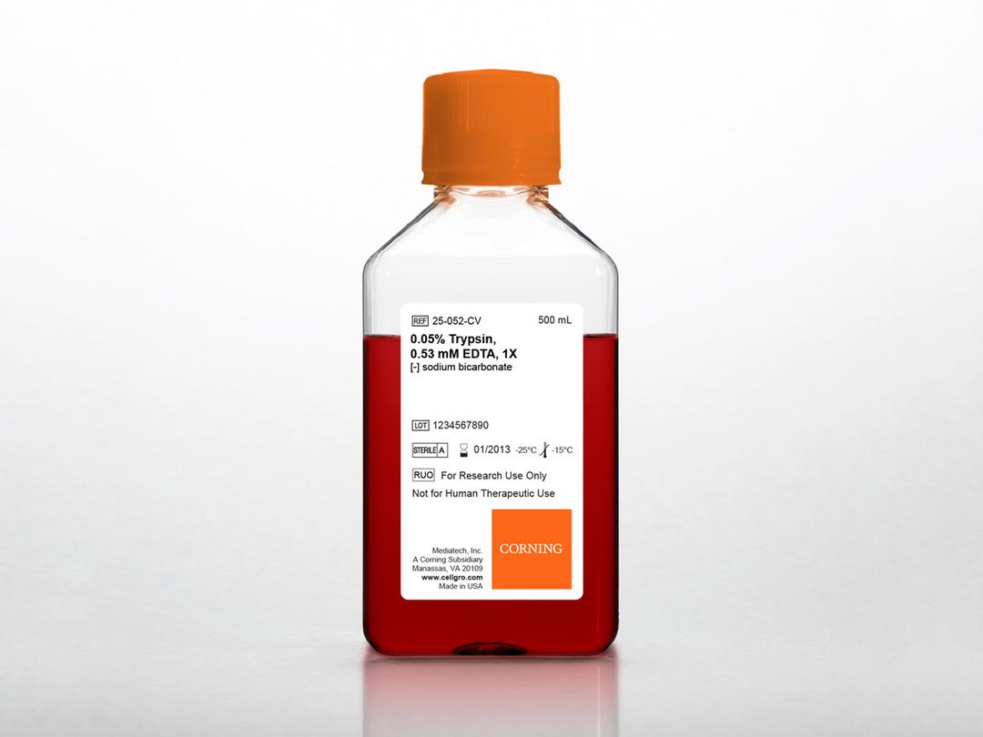 Corning® 500 mL Trypsin EDTA 1X - Corning Life Sciences