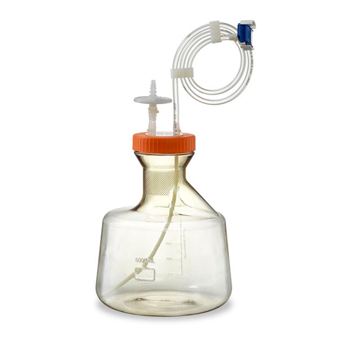 Corning® Ascent® 5L Erlenmeyer Flask for storage with ¼” Aseptic Connector - Corning Life Sciences - General Lab