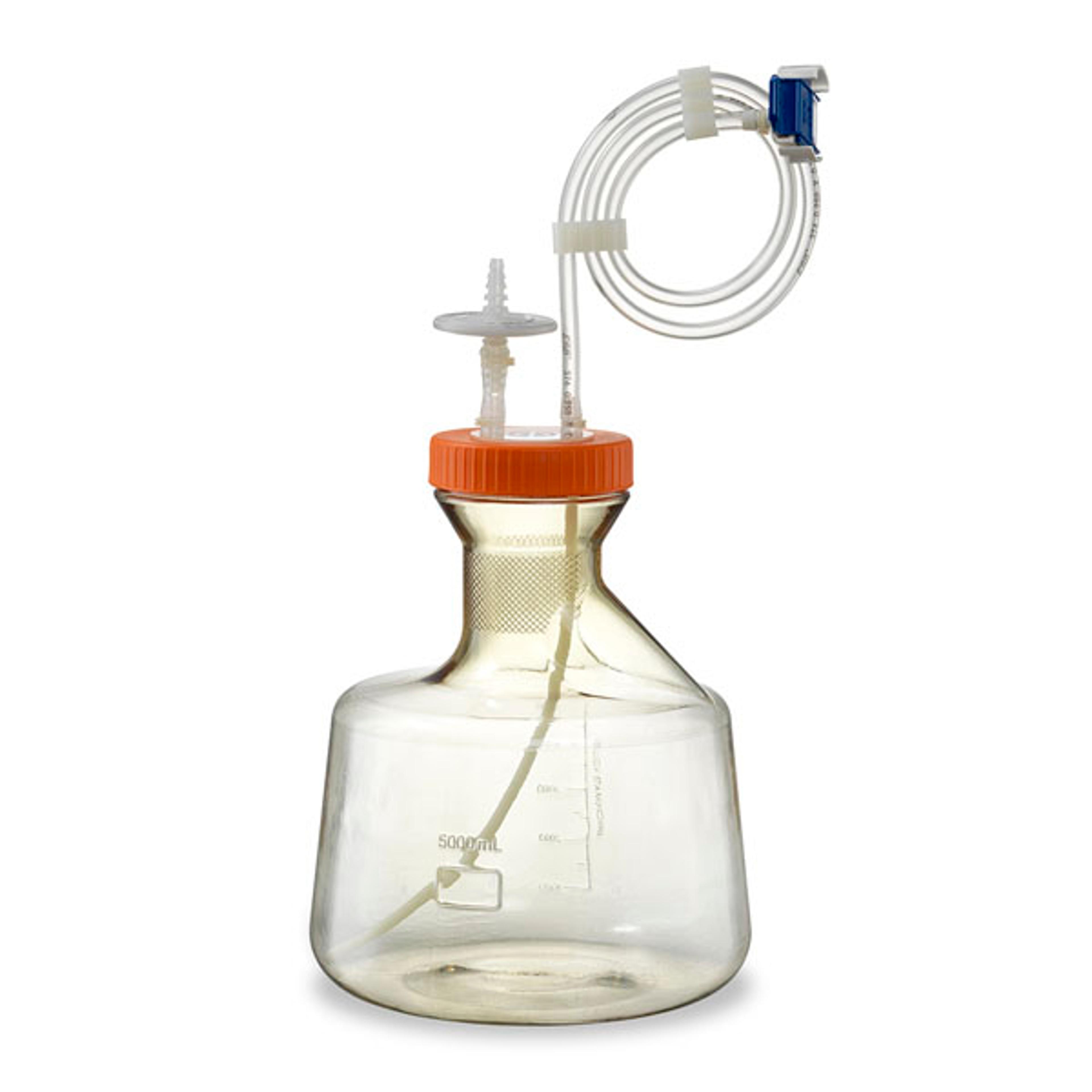 Corning® Ascent® 5L Erlenmeyer Flask for storage with ¼” Aseptic Connector - Corning Life Sciences - General Lab