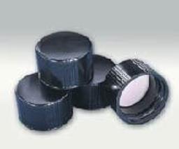 Black Phenolic Cap with TFE Liner - WHEATON - General Lab