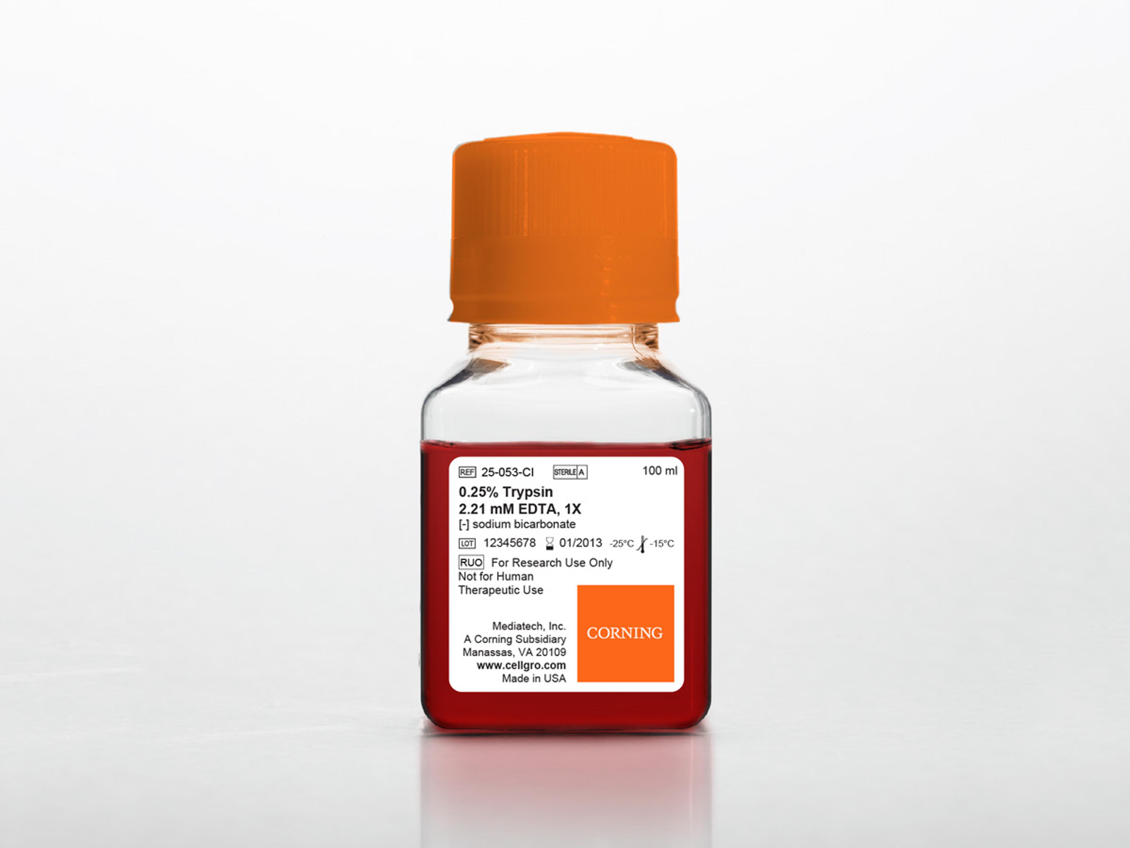 Corning® 100 mL Trypsin EDTA 1X - Corning Life Sciences