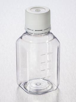Corning® 250 mL Octagonal PET Storage Bottles with 31.7 mm Screw Caps, Sterile - Corning Life Sciences - General Lab