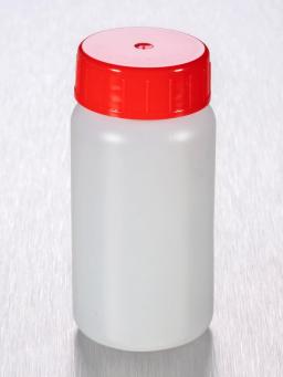 Corning® Gosselin™ Round HDPE Bottle, 50 mL, 27 mm Red Cap, Assembled, 600/Case - Corning Life Sciences