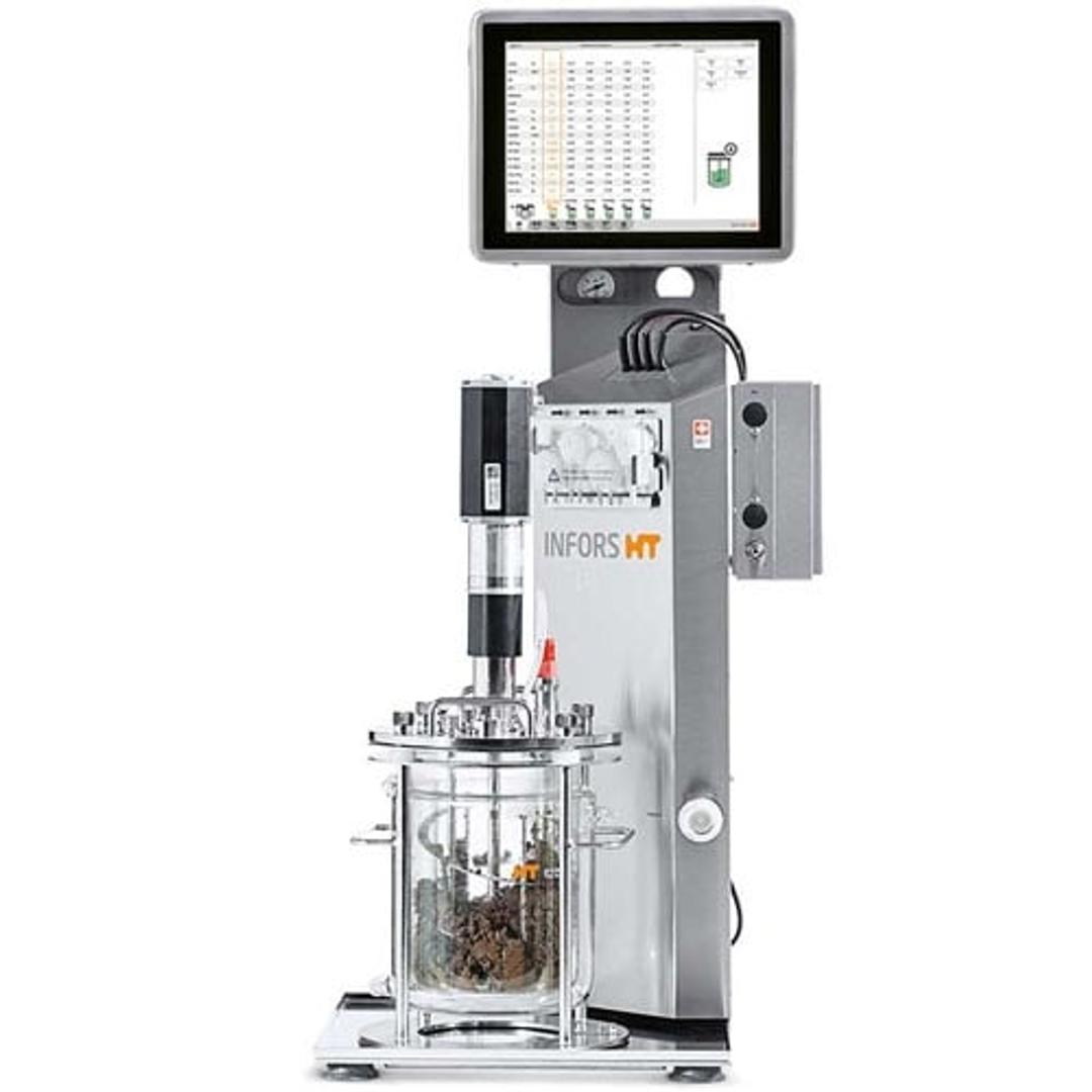 Labfors 5 for solid substrates and enzymatic bioprocesses - INFORS HT - Drug discovery > Target Discovery