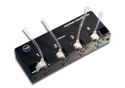 4 Teflon™ Valves with bracket and cables - AutoMate Scientific Inc. - General Lab