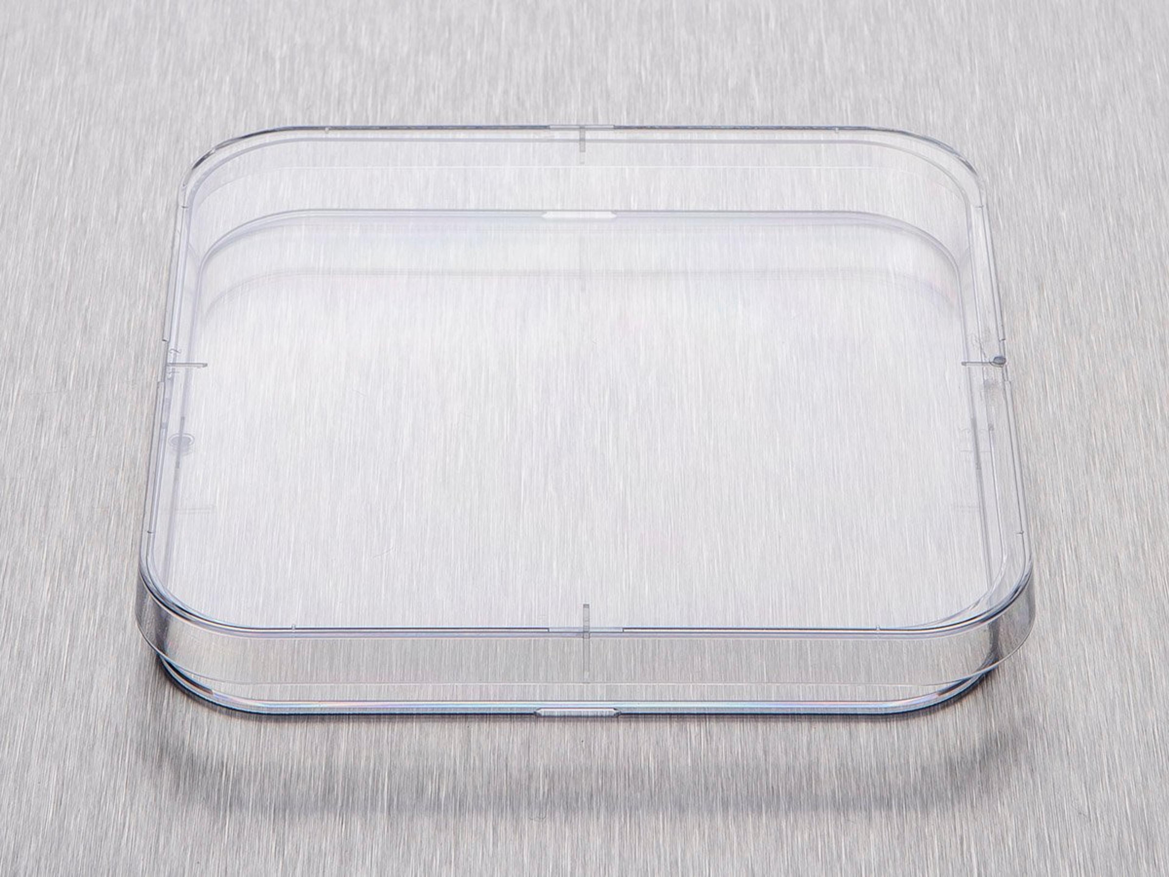 Corning® Gosselin™ Square Petri Dish 120 x 15 mm, 4 Vents, Sterile, 14/Bag, 252/Case - Corning Life Sciences