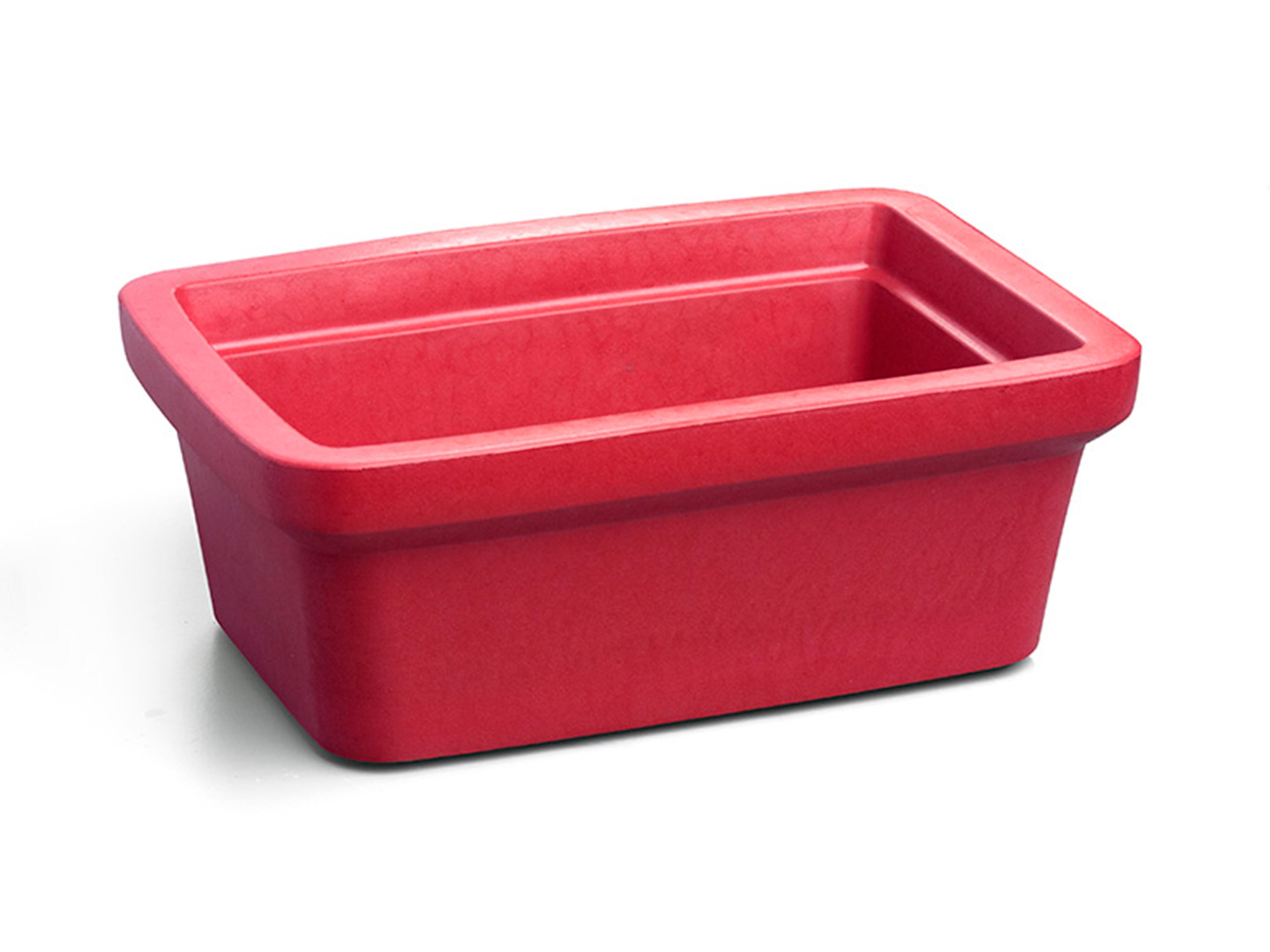 Corning® Ice Pan, Rectangular, Midi, 4L, Red - Corning Life Sciences