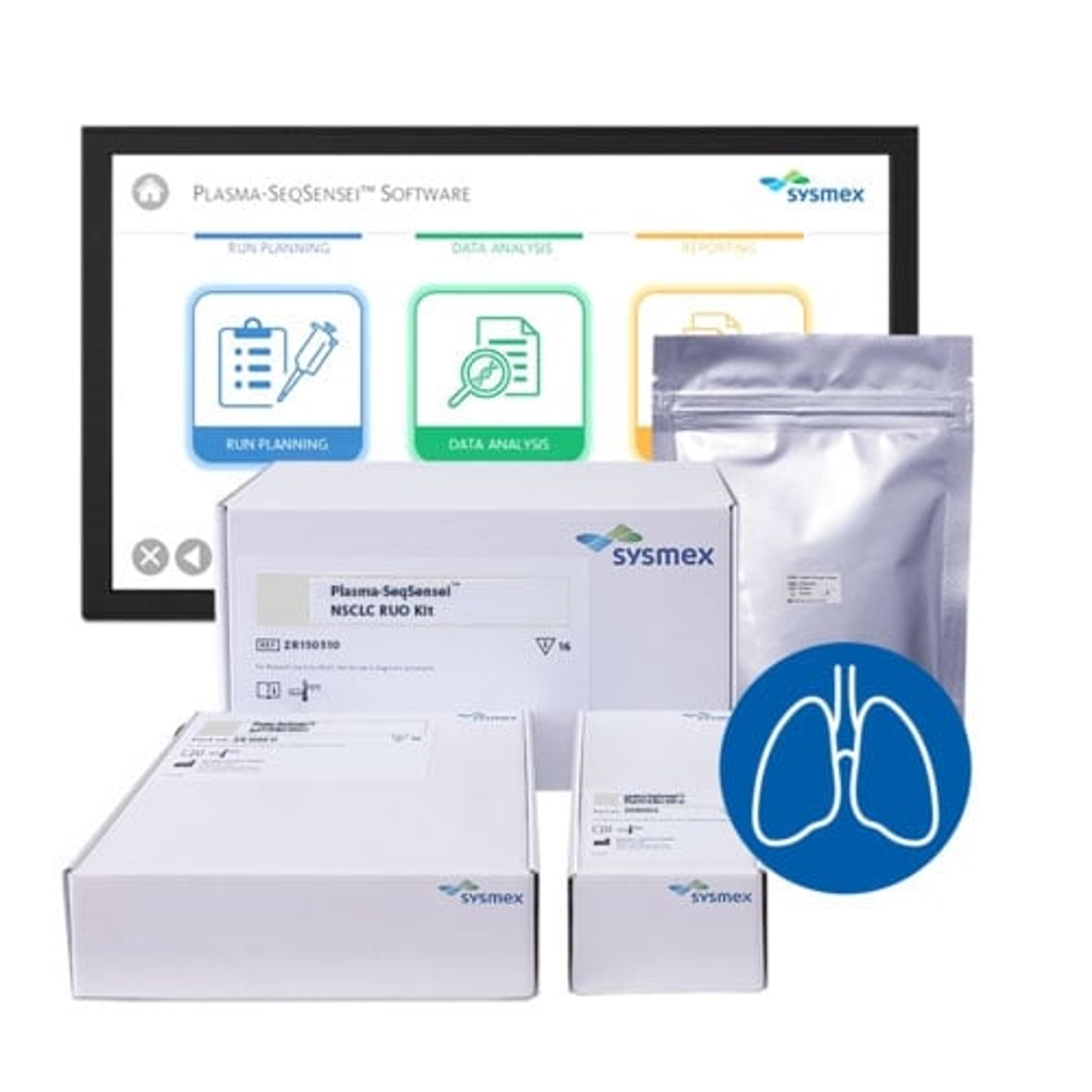 Plasma-SeqSensei™ Non-Small Cell Lung Cancer RUO Kit - Sysmex Europe SE - Life Sciences