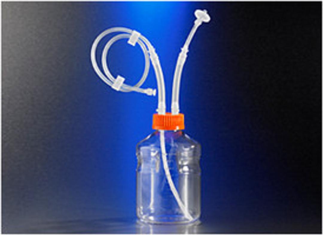 Corning® 1000 mL Easy Grip Polystyrene Storage Bottles with Dip Tube, with 0.2 µm MLL/FLL Filter, MLL - Corning Life Sciences - General Lab