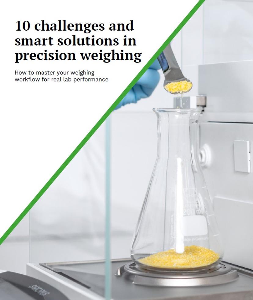 10 tips for lab weighing eBook cover
