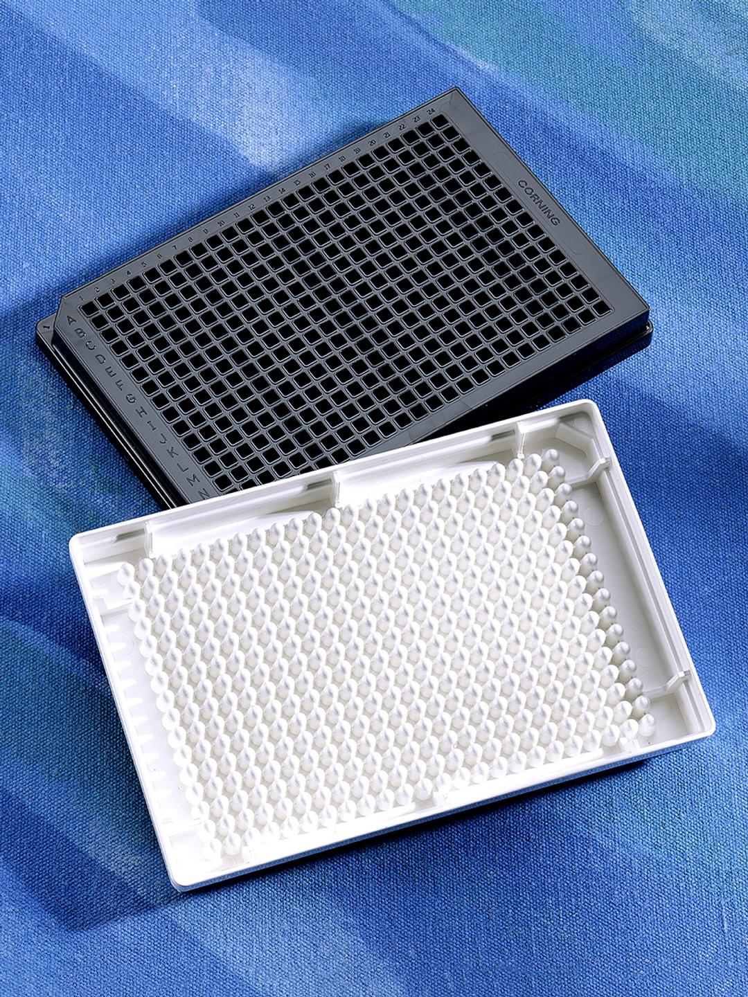 Corning® 384-well Low Volume Black Round Bottom Polystyrene Not Treated Microplate, 10 per Bag, without Lid, Nonsterile - Corning Life Sciences - Life Sciences