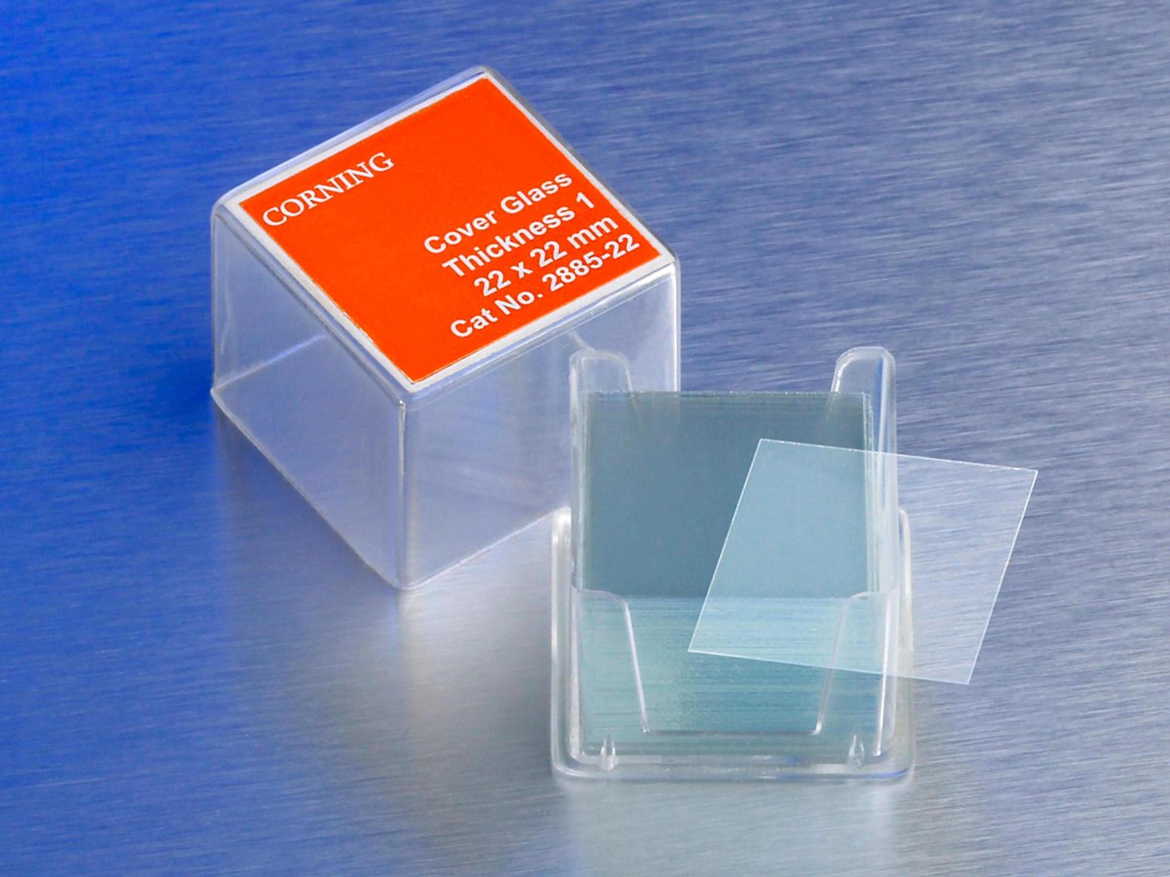 Corning® 25x25 mm Square #1½ Cover Glass - Corning Life Sciences - Life Sciences