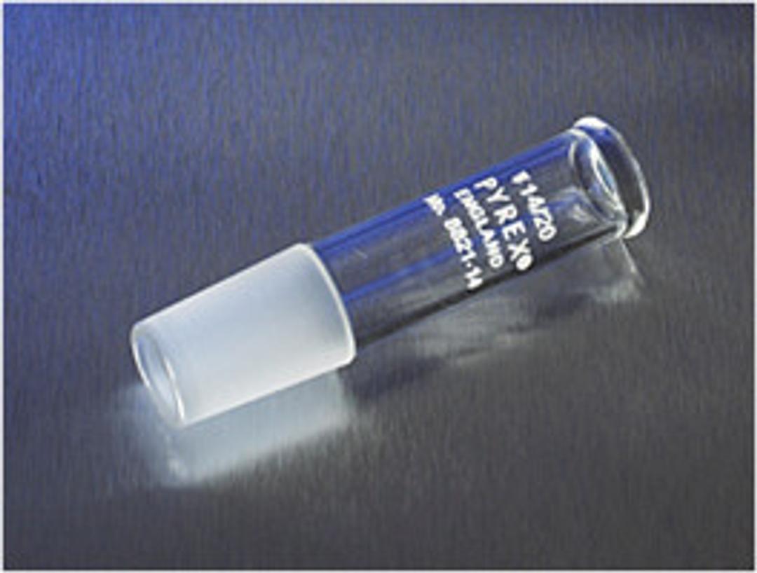 PYREX® Adapter with 24/40 Standard Taper Inner Joint and Rubber Thermometer Holder - Corning Life Sciences - General Lab