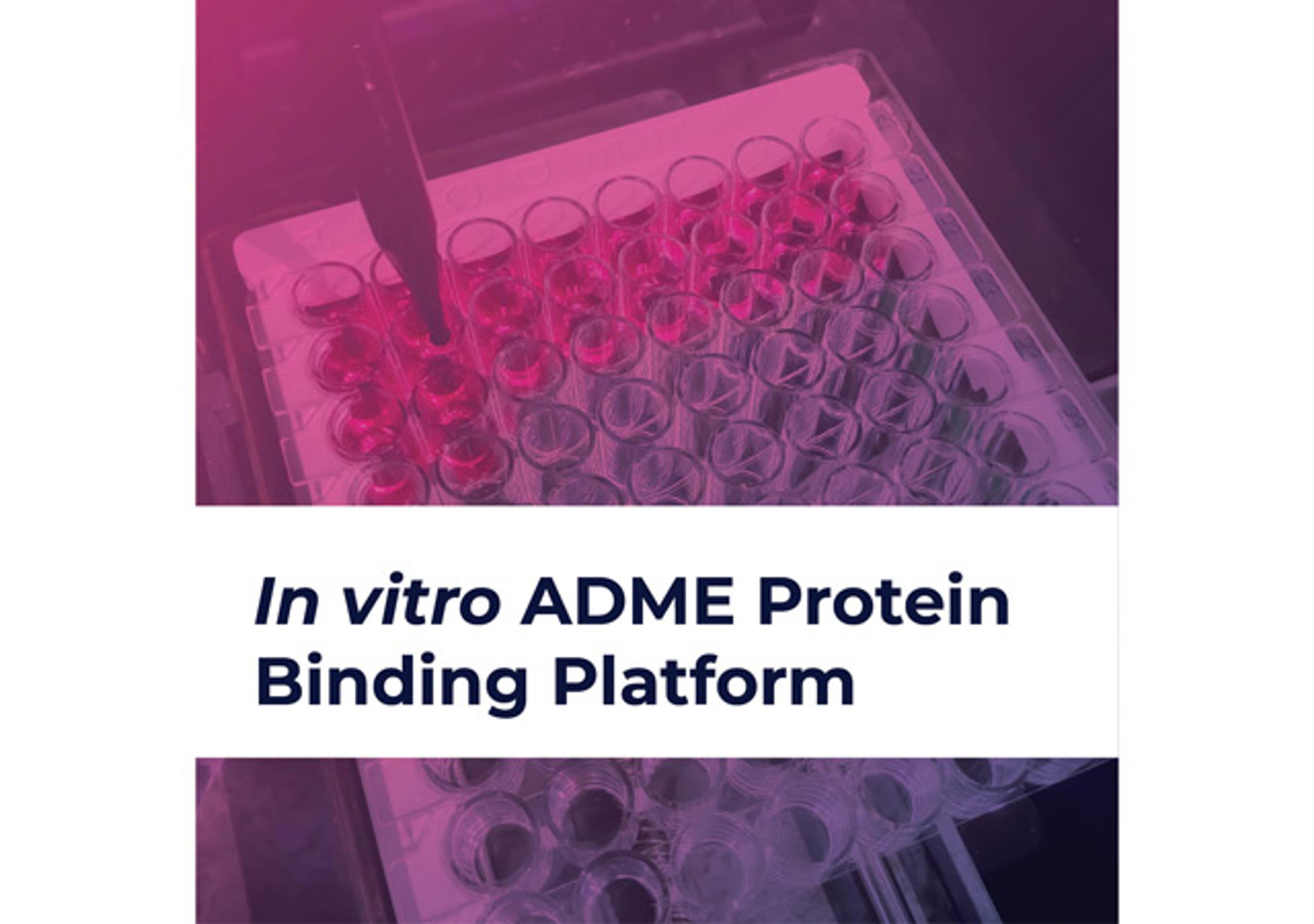 In vitro ADME Protein Binding Platform 