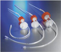 Disposable 70 mm Aseptic Transfer Cap for 3L Plastic Erlenmeyer Flask, 1/8 Dip Tube, 0.2 µm Vent, Male Luer Lock, Sterile - Corning Life Sciences - Life Sciences