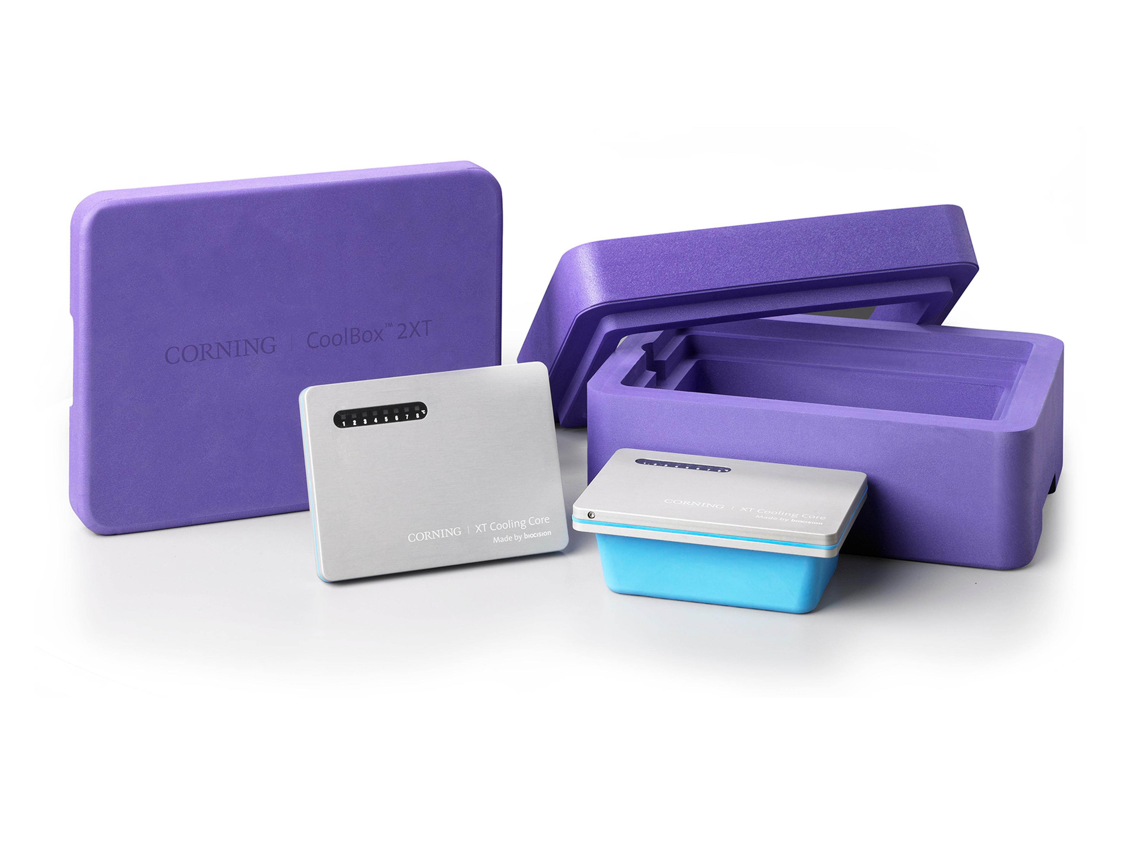 Corning® CoolBox™ 2XT All-day Cooling and Freezing Workstation, Double Capacity, Purple - Corning Life Sciences - General Lab