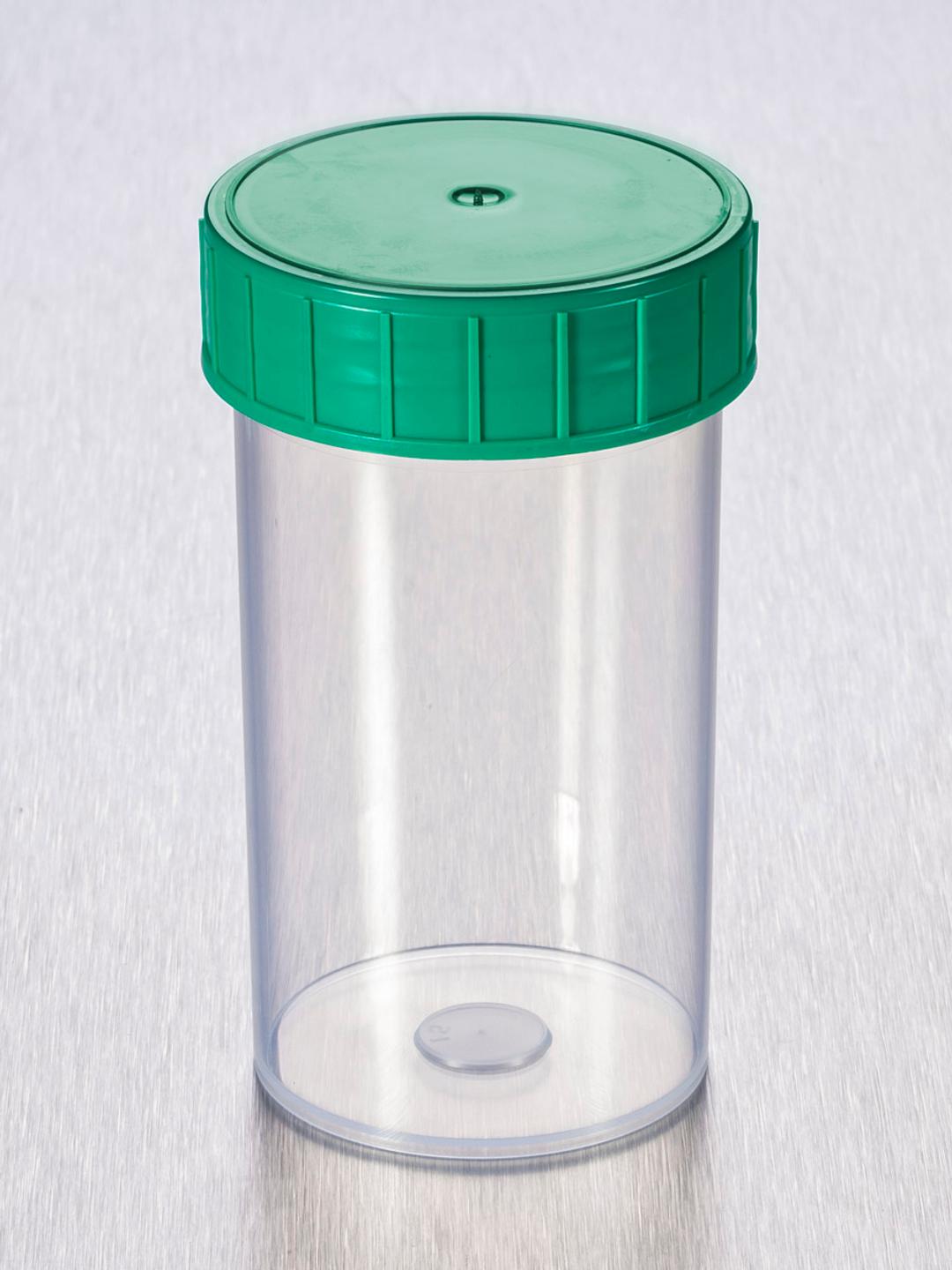 Corning® Gosselin™ Straight Container, 180 mL, PP, Green Screw Cap, Assembled, 264/Case - Corning Life Sciences