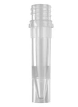Axygen® 1.5 mL Self Standing Screw Cap Tubes Only, Polypropylene, Clear, Nonsterile, 500 Tubes/Pack, 8 Packs/Case - Corning Life Sciences - Lab Automation