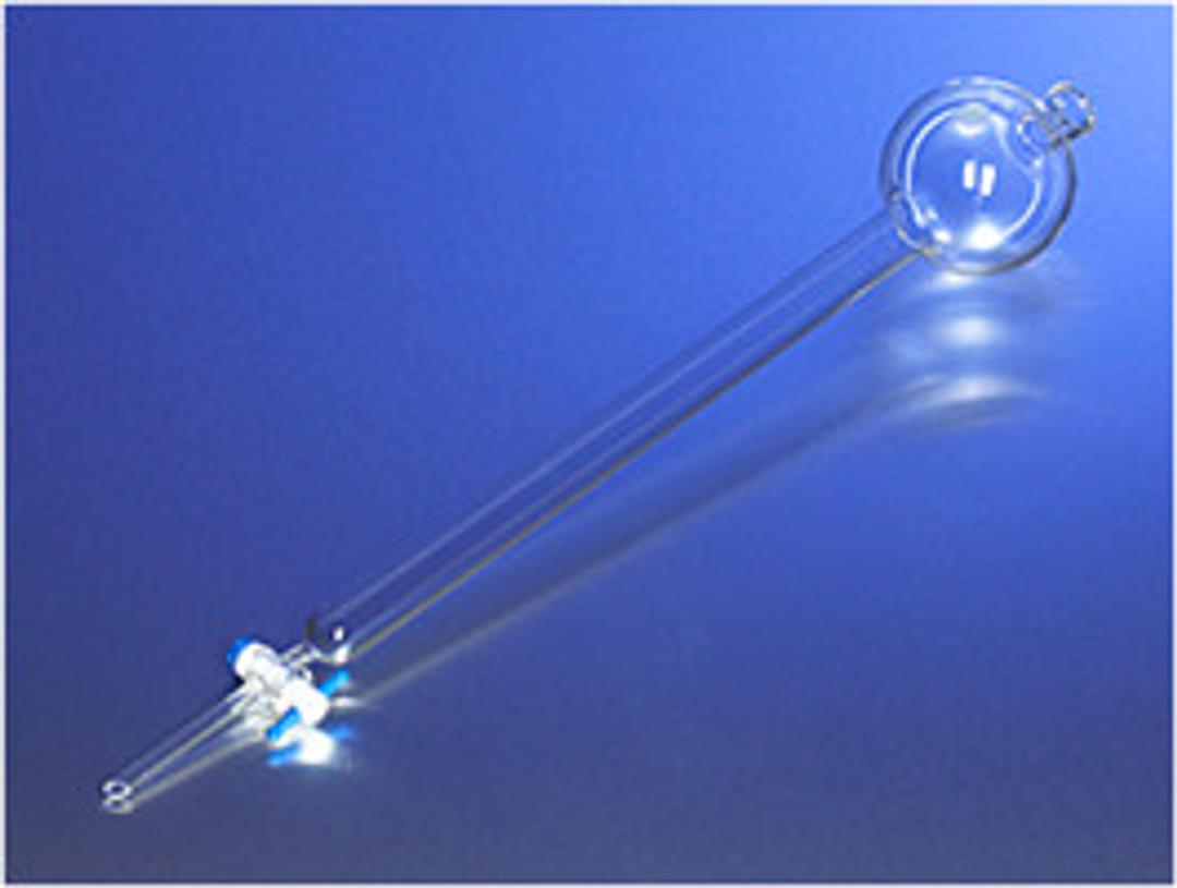 PYREX® 22x300 mm Chromatography Column with 250 mL Reservoir and PTFE Product Standard Stopcock - Corning Life Sciences - Separations