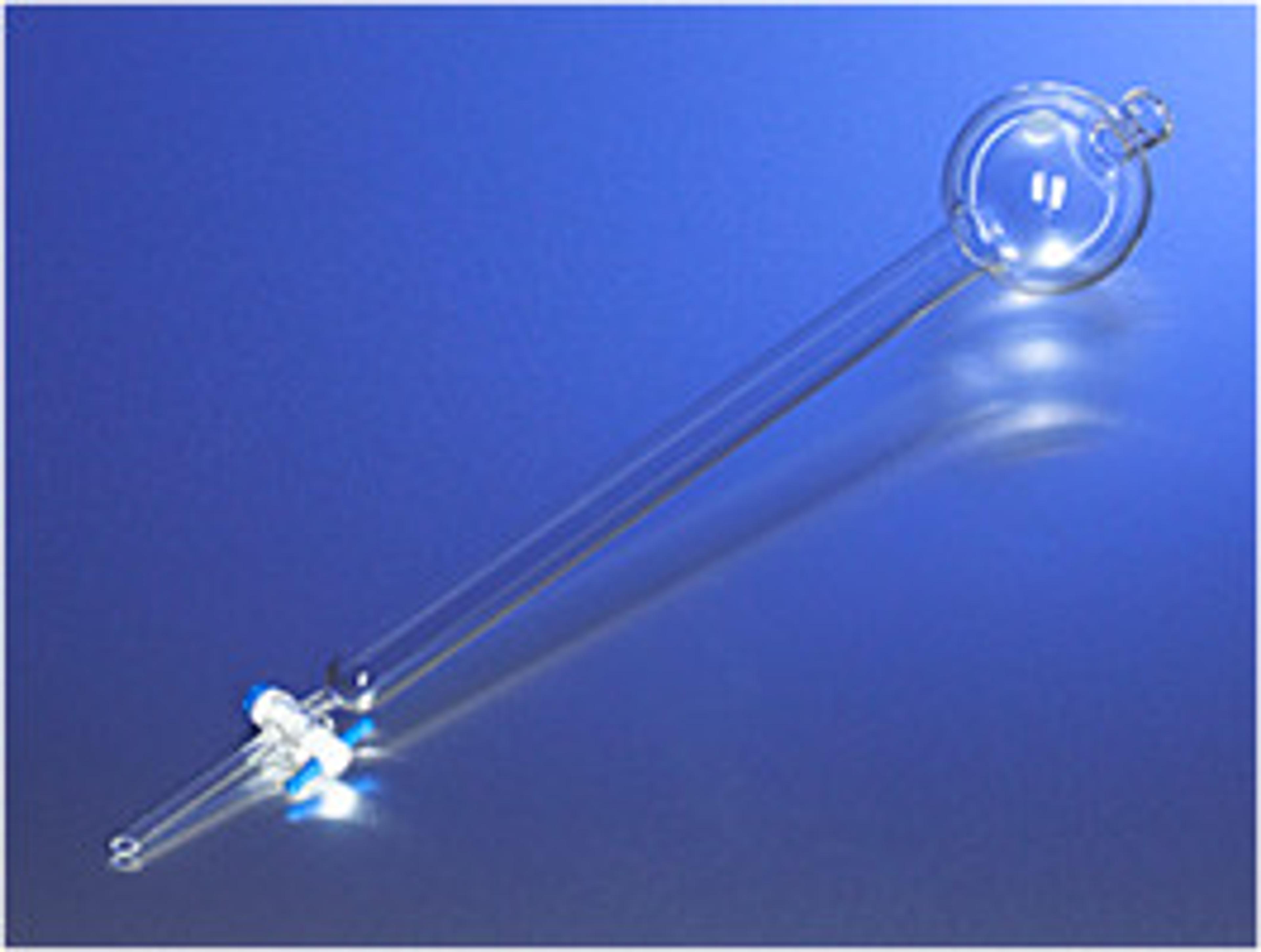 PYREX® 22x300 mm Chromatography Column with 250 mL Reservoir and PTFE Product Standard Stopcock - Corning Life Sciences - Separations