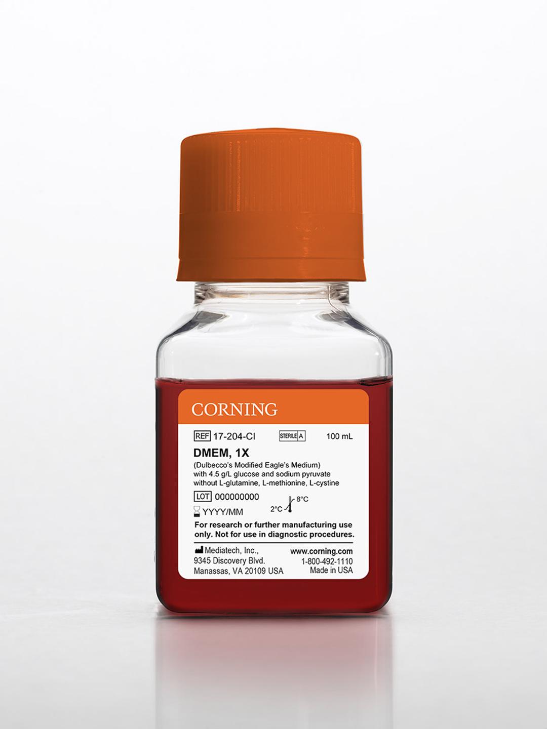 Corning® 100 mL DMEM (Dulbecco’s Modified Eagle’s Medium) - Corning Life Sciences