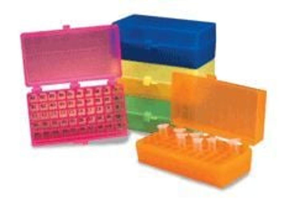 50-Well Microtube Storage Boxes - Heathrow Scientific - General Lab