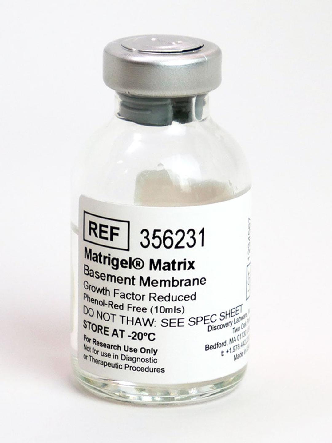 Corning® Matrigel® Growth Factor Reduced (GFR) Basement Membrane Matrix, Phenol Red-free, LDEV-free, 10 mL - Corning Life Sciences
