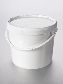Corning® Gosselin™ Bucket, 16 L, White PP with Snap Cap, Non-assembled, 10/Case - Corning Life Sciences