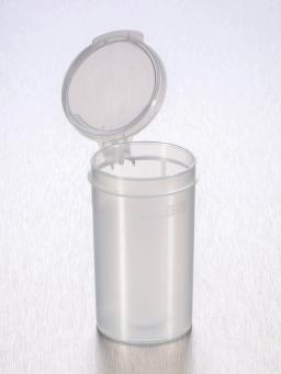 Corning® Gosselin™ Straight Container, 90 mL, PP, Graduated to 80 mL, Hinged cap, 350/Case - Corning Life Sciences