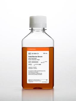 Corning® Fetal Bovine Serum, 500 mL, Regular, South American Origin (Heat Inactivated) - Corning Life Sciences