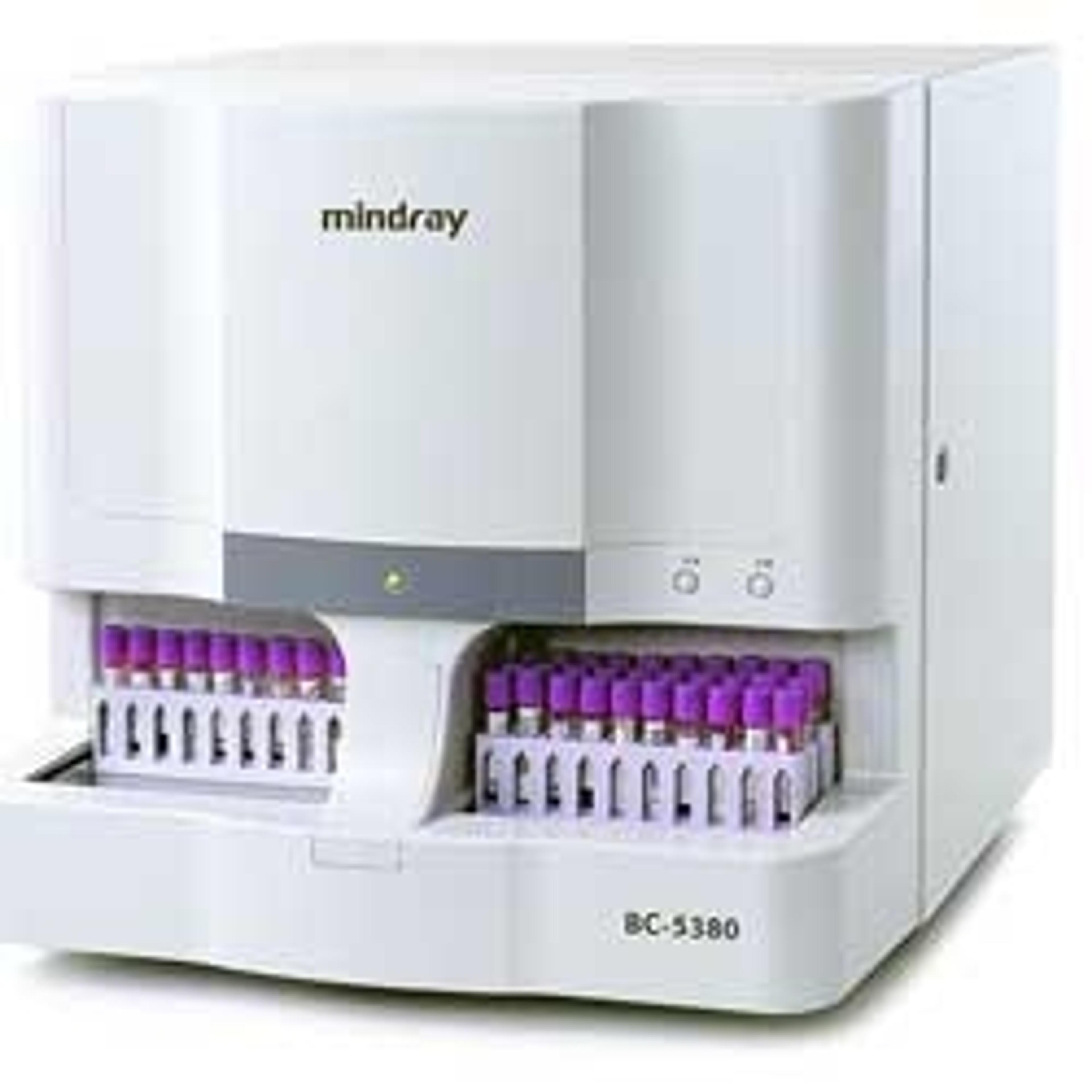 BC-5380 Auto Hematology Analyzer - Mindray (UK) Ltd - Clinical Diagnostics