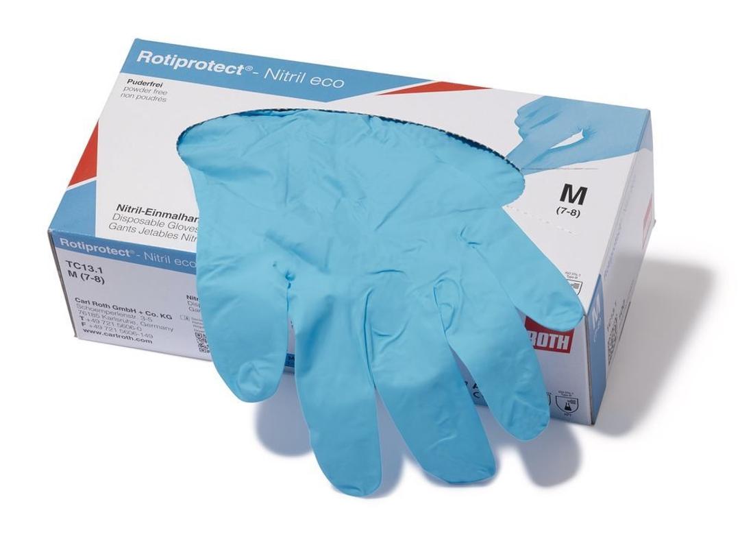 Disposable gloves ROTIPROTECT® -Nitril eco - Carl Roth GmbH & Co. - General Lab