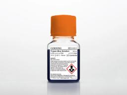 Corning® 100 mL Trypan Blue Solution, 0.4% (w/v) in PBS, pH 7.5 ± 0.5 - Corning Life Sciences