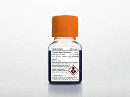 Corning® 100 mL Trypan Blue Solution, 0.4% (w/v) in PBS, pH 7.5 ± 0.5 - Corning Life Sciences
