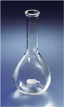 PYREX® 200 mL Phosphoric Acid Volumetric Flasks, Wide Neck, Tooled Rim - Corning Life Sciences - General Lab