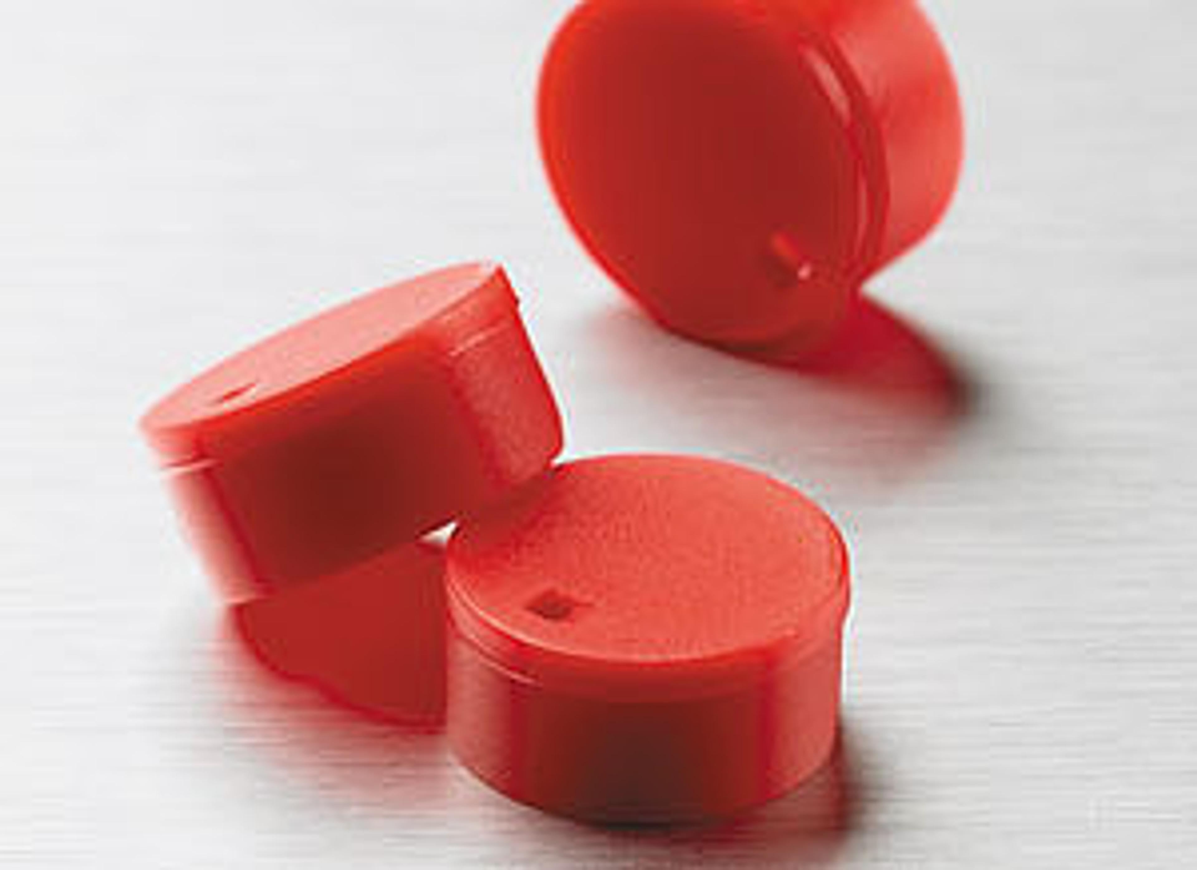 Corning® Red Polypropylene Cryogenic Vial Cap Inserts - Corning Life Sciences - Life Sciences