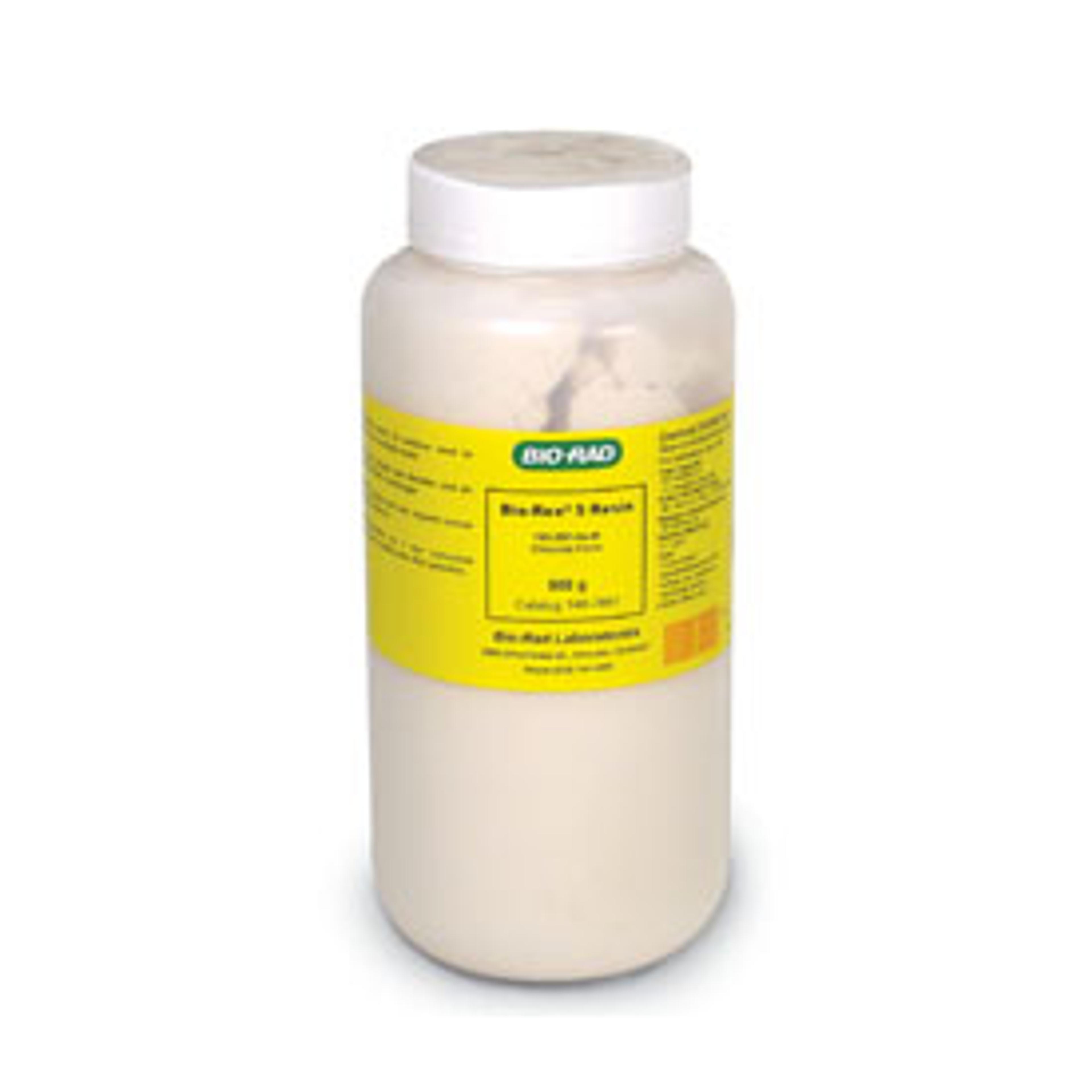 Bio-Rex™ 5 Anion Exchange Resin, analytical grade, 100–200 mesh, chloride form, 500 g - Bio-Rad - Separations