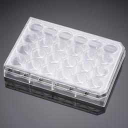 Corning® Primaria™ 24-well Flat Bottom Surface Modified Multiwell Cell Culture Plate, with Lid, Ind. Wrapped, Sterile, 50/Cs - Corning Life Sciences - Life Sciences