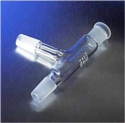 PYREX® Three-Way Angle Connecting Adapter with 19/22 Standard Taper Joints - Corning Life Sciences - General Lab