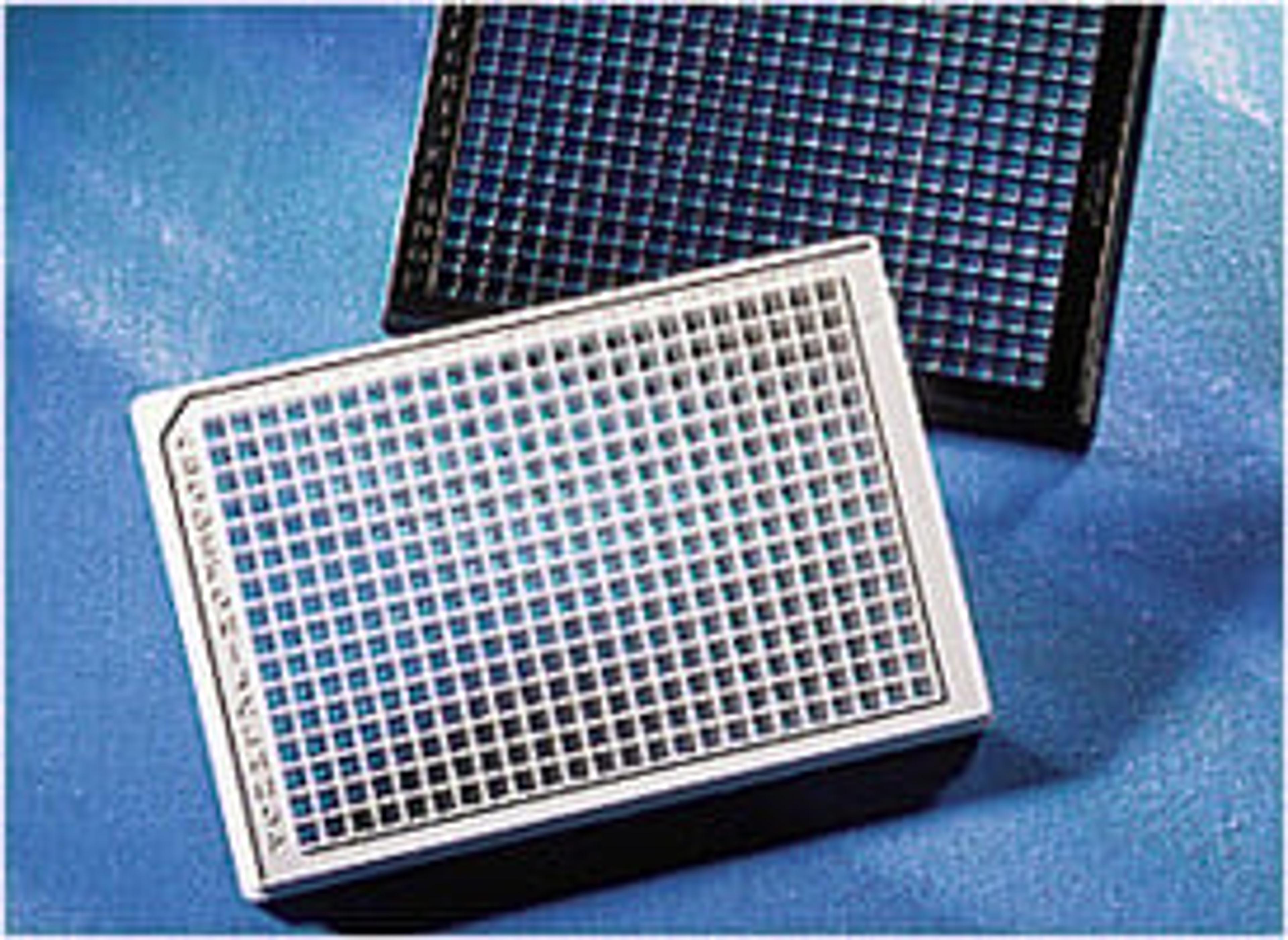 Corning® 384-well Flat Clear Bottom Black Polystyrene TC-treated Microplates, Low Flange, 20 per Bag, with Lid, Sterile - Corning Life Sciences - Life Sciences