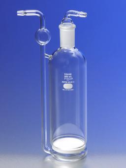 PYREX® 350 mL Gas Washing Bottle with Side Inlet and Coarse Fritted Disc - Corning Life Sciences - General Lab