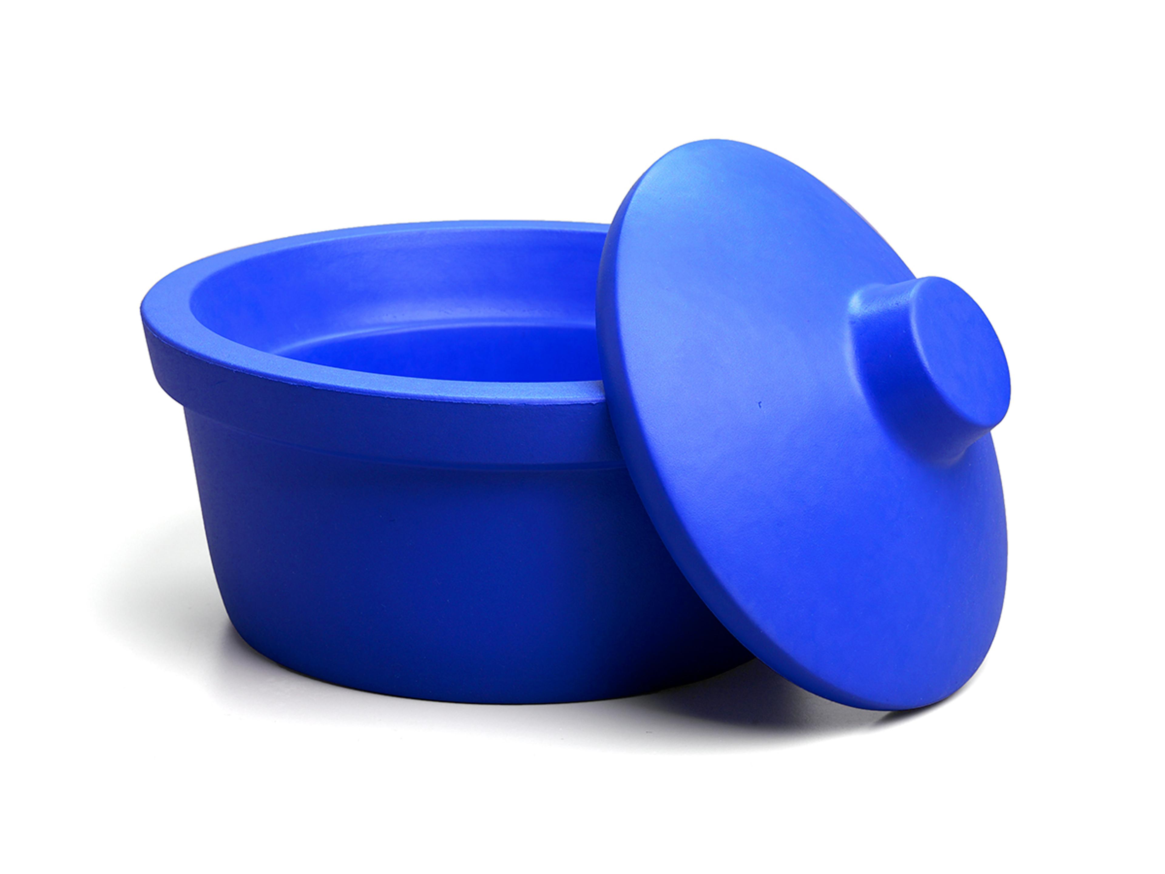 Corning® Ice Bucket with Lid, Round, 2.5L, Blue - Corning Life Sciences