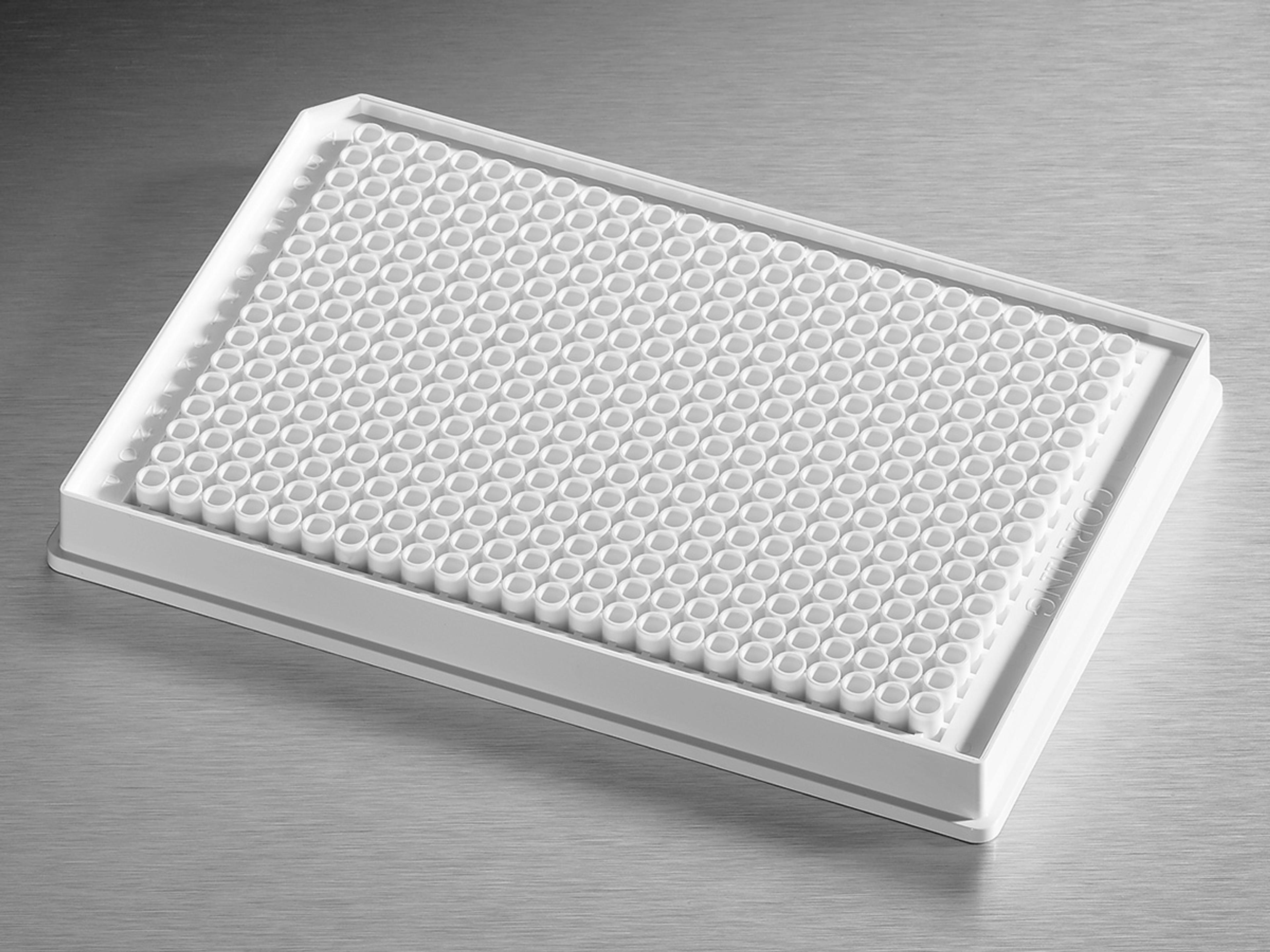 Corning® Low Volume 384-well White Flat Bottom Polystyrene NBS Microplate, 10 per Bag, without Lid, With Generic Bar Code, Nonsterile - Corning Life Sciences - Life Sciences