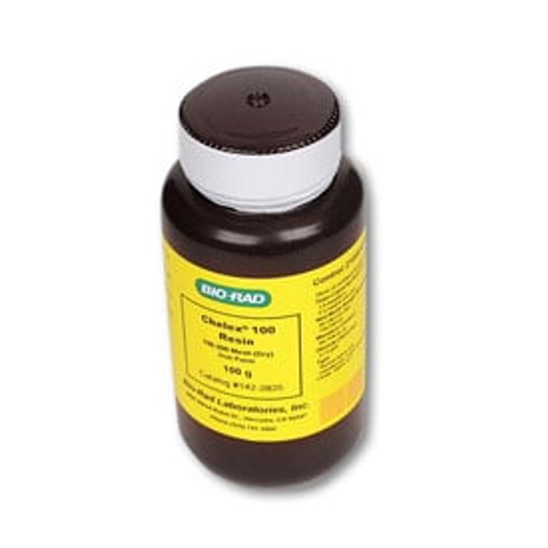 Chelex® 100 Chelating Resin, analytical grade, 100–200 mesh, iron form, 100 g - Bio-Rad - Separations