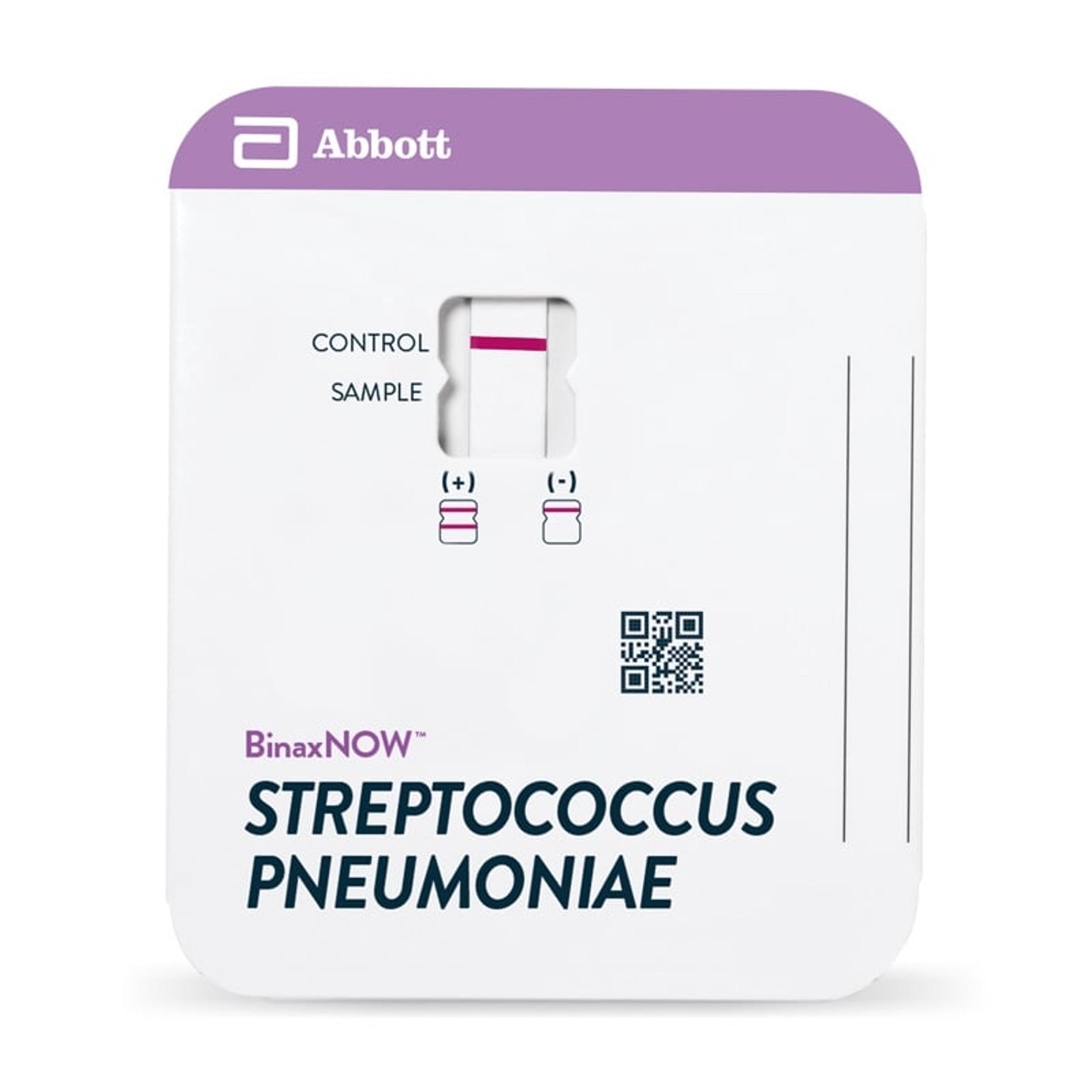 BinaxNOW Streptococcus pneumoniae Urinary Antigen Card - Abbott - Clinical Diagnostics
