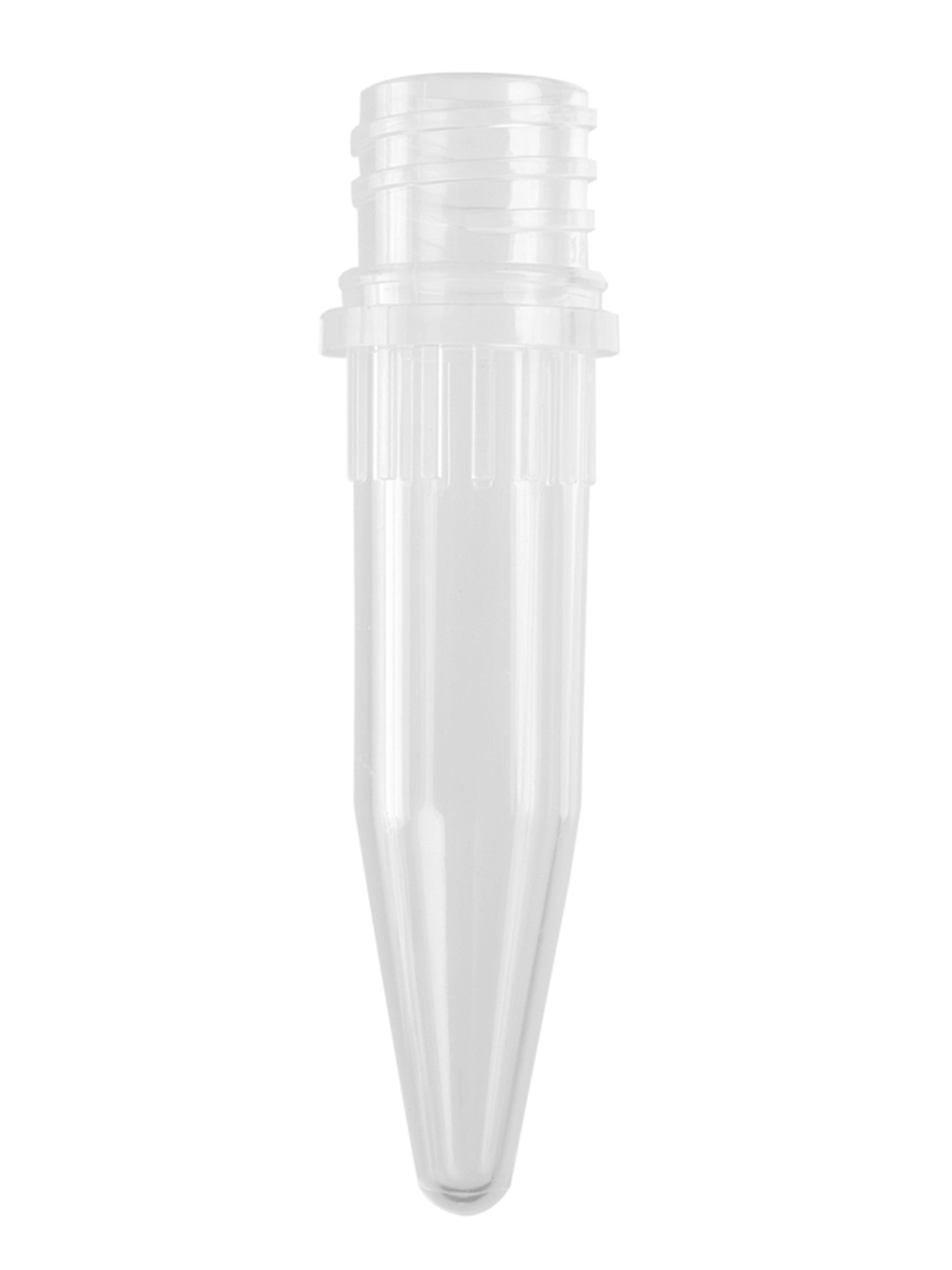 Axygen® 1.5 mL Conical Screw Cap Tubes Only, Polypropylene, Clear, Nonsterile, 500 Tubes/Pack, 8 Packs/Case - Corning Life Sciences - Lab Automation