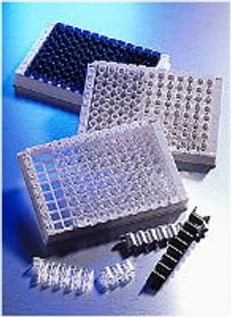 Corning® 96-well Clear Polystyrene High Bind Low Volume Stripwell™ Microplate, 25 per Bag, without Lid, Nonsterile - Corning Life Sciences - Lab Automation