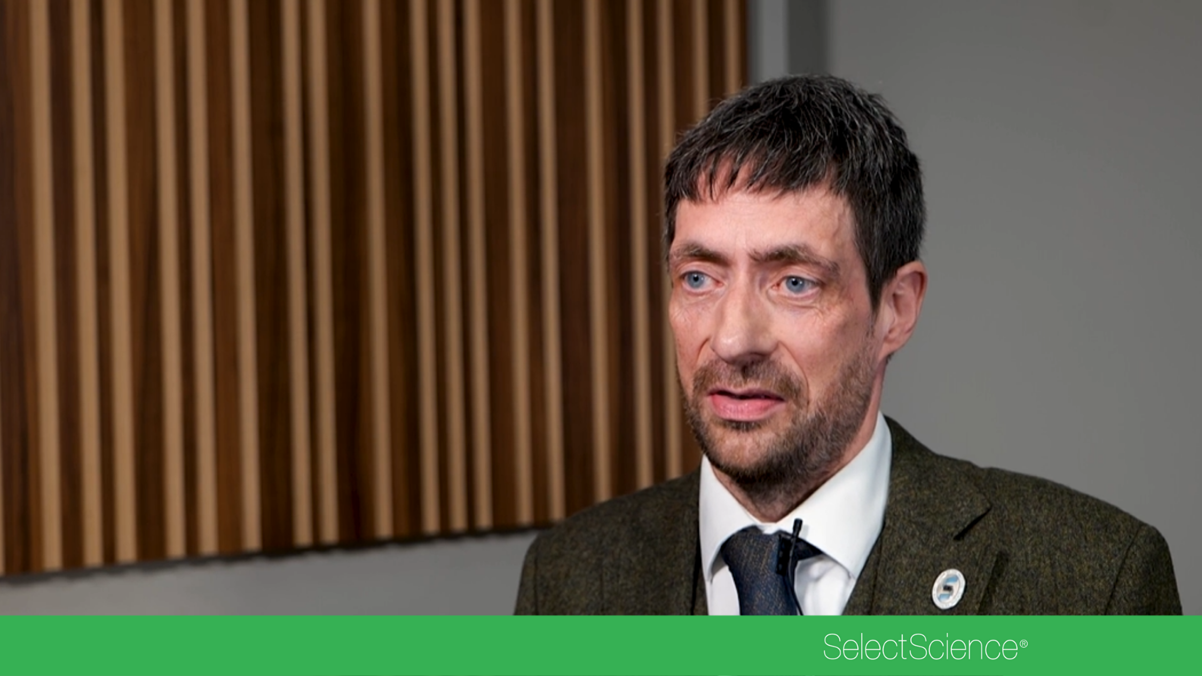 David Wells, screenshot, video interview with SelectScience, the power of testing